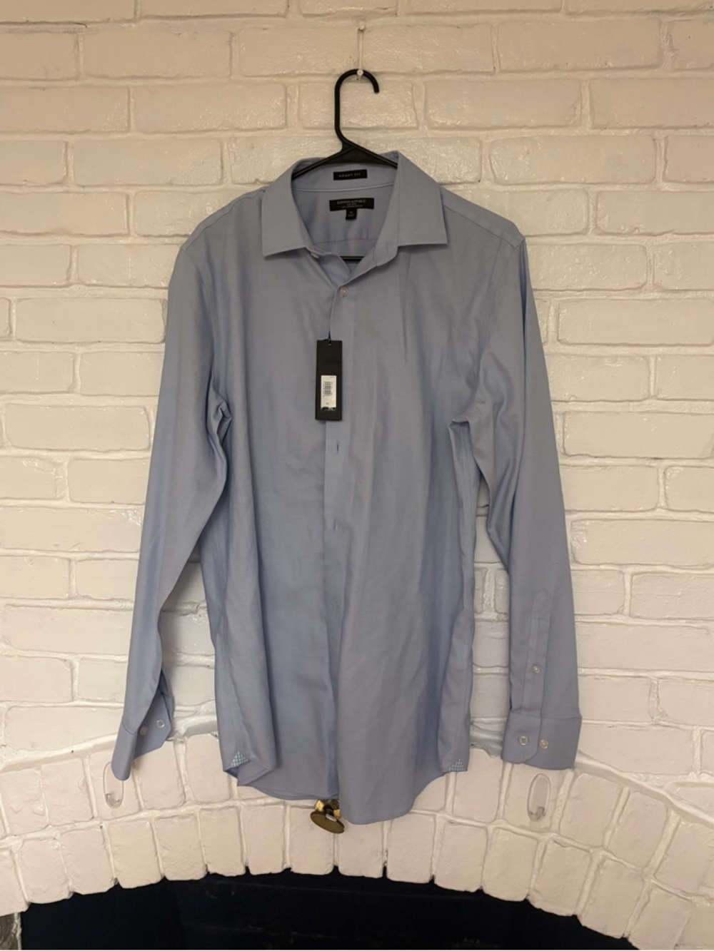 Men’s medium banana republic dress shirt grant fit blue new with tags